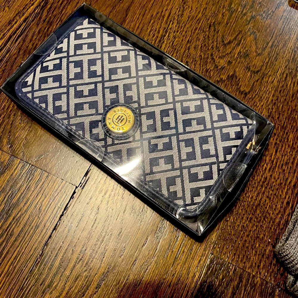 Tommy Hilfiger Wallet Zipper Navy